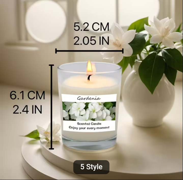 Homemade scented aromatherapy candles