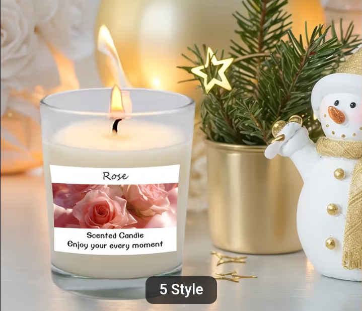 Homemade scented aromatherapy candles