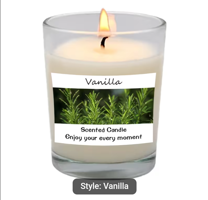 Homemade scented aromatherapy candles